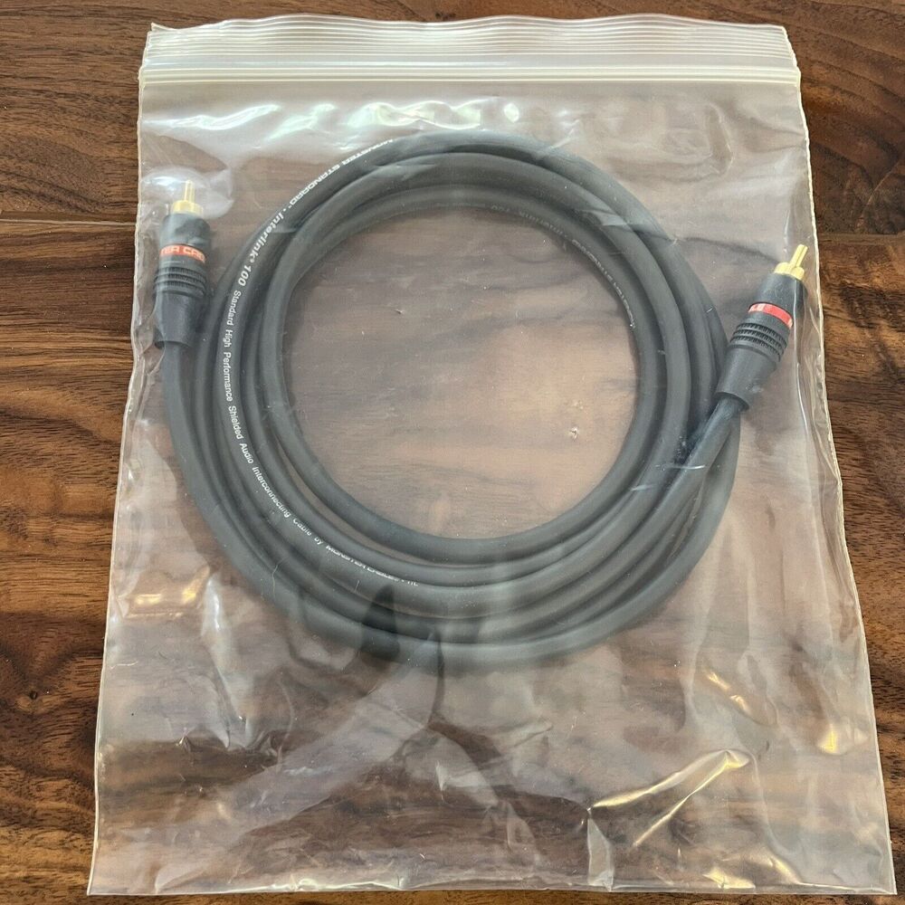 Monster Standard Interlink 100 RCA Audio Cable 7FT High Performance